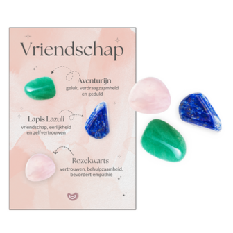 Trommelstenen set | vriendschap