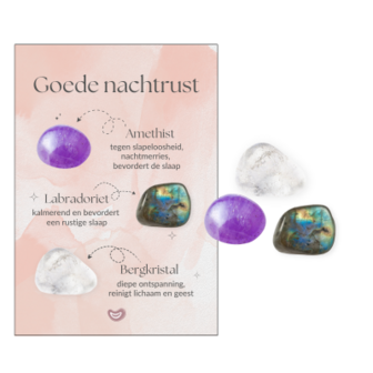 Trommelstenen set | goede nachtrust