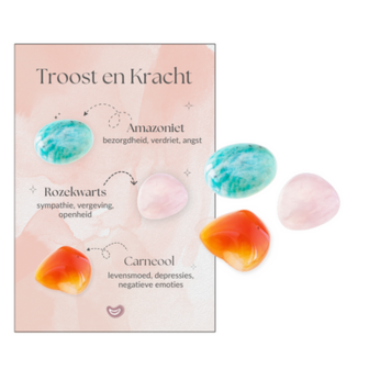 Trommelstenen set | Troost en kracht