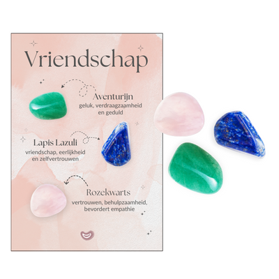 Trommelstenen set | vriendschap
