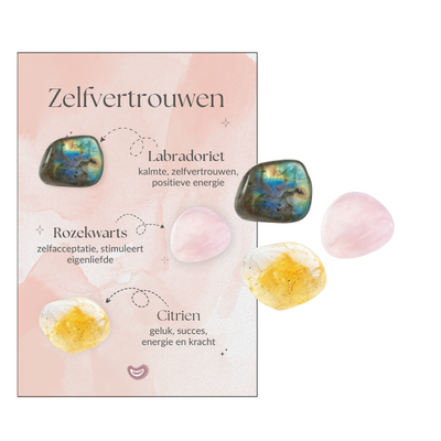 Trommelstenen set | zelfvertrouwen