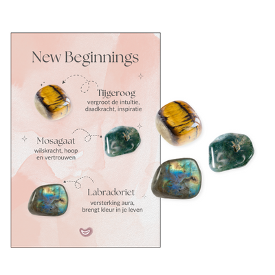 Trommelstenen set | New beginnings